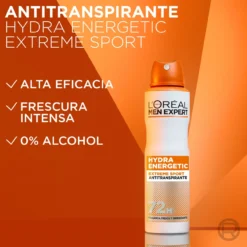 Men Expert Desodorante Hydra Energetic Sport Antitranspirante