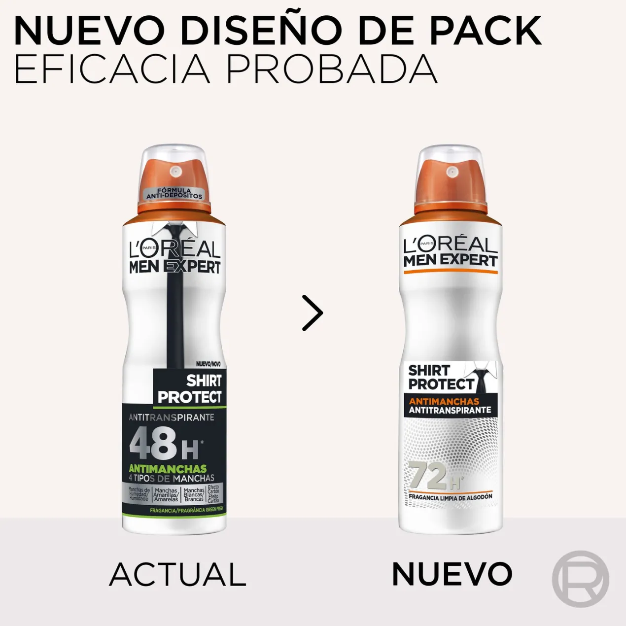 Men Expert Desodorante Spray Shirt Protect Antimanchas