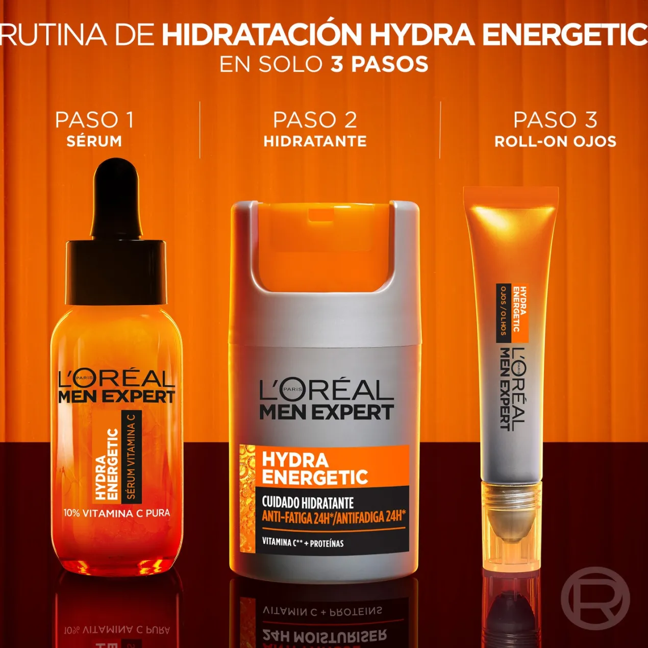 Men Expert Serum Vitamina C Hydra Energetic Anti-Fatiga