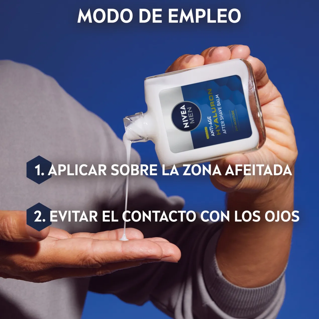 Men Hyaluron Bálsamo After Shave Antiedad