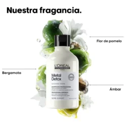 Metal Detox Champú sin Sulfatos para cabello dañado y teñido