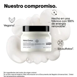Metal Detox Mascarilla para Cabello Dañado y Teñido