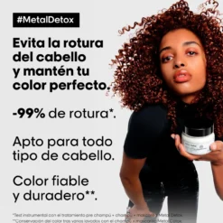 Metal Detox Mascarilla para Cabello Dañado y Teñido