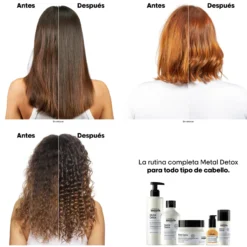 Metal Detox Mascarilla para Cabello Dañado y Teñido