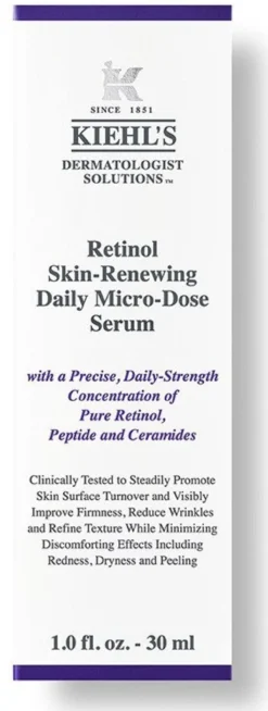 Micro-Dose Anti-Aging Retinol Serum with Ceramides and Peptide Serum Antiedad