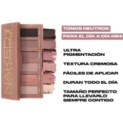 Mini Paleta de Sombras Naked 3