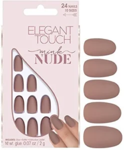 Mink Nude Uñas Adhesivas