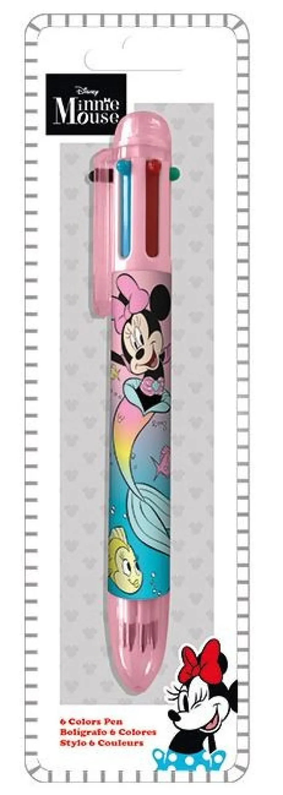 Minnie Bolígrafo 6 Colores