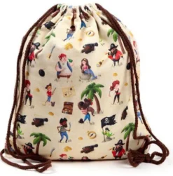 Mochila Tela Con Cuerdas Pirata Jolly Rogers