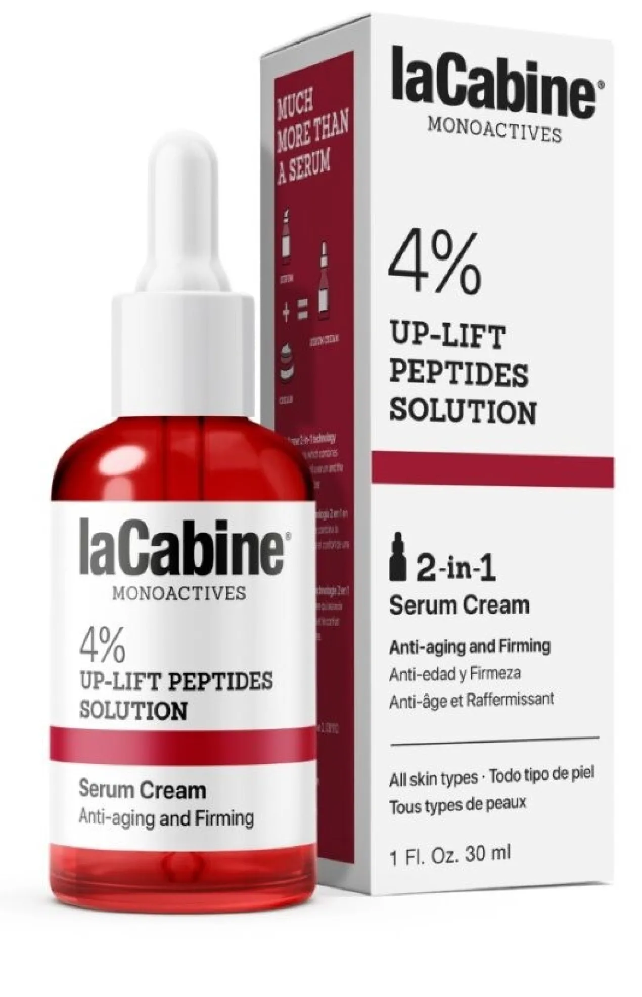 Monoactives Péptidos Serum Crema