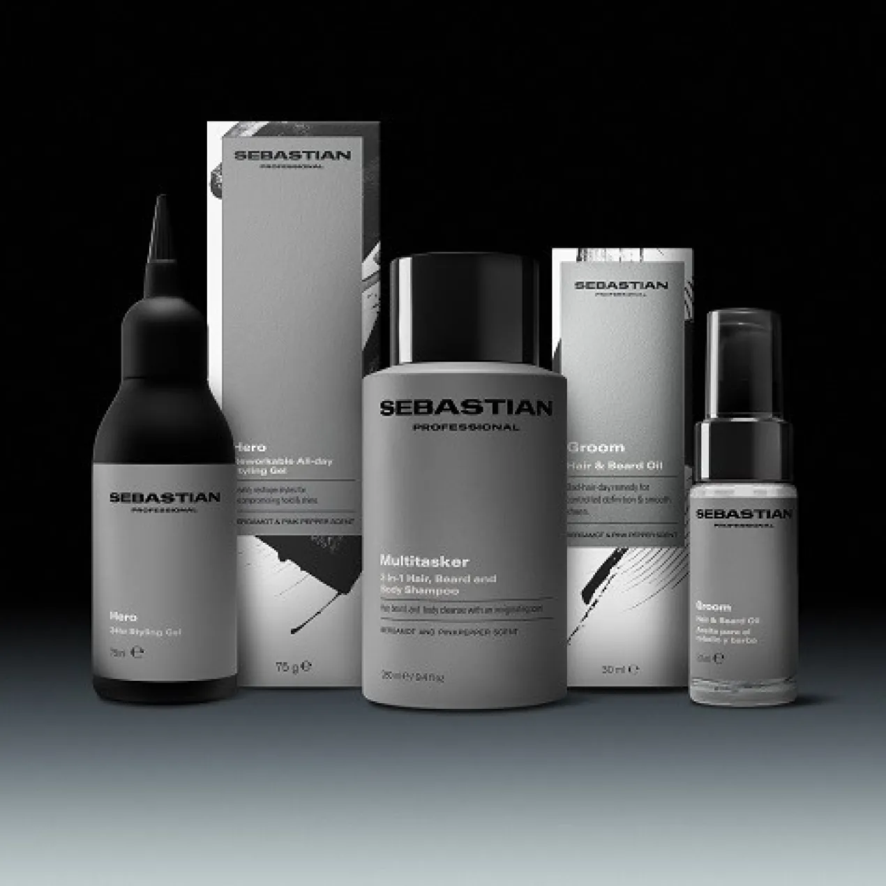 Multitasker 3-en-1 Champú Cabello, Barba y Cuerpo