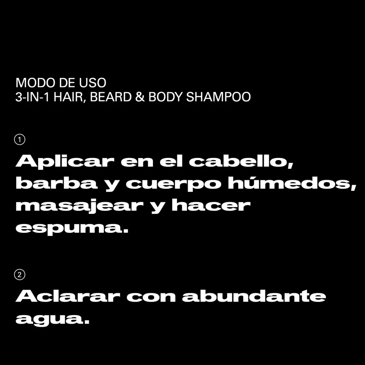 Multitasker 3-en-1 Champú Cabello, Barba y Cuerpo