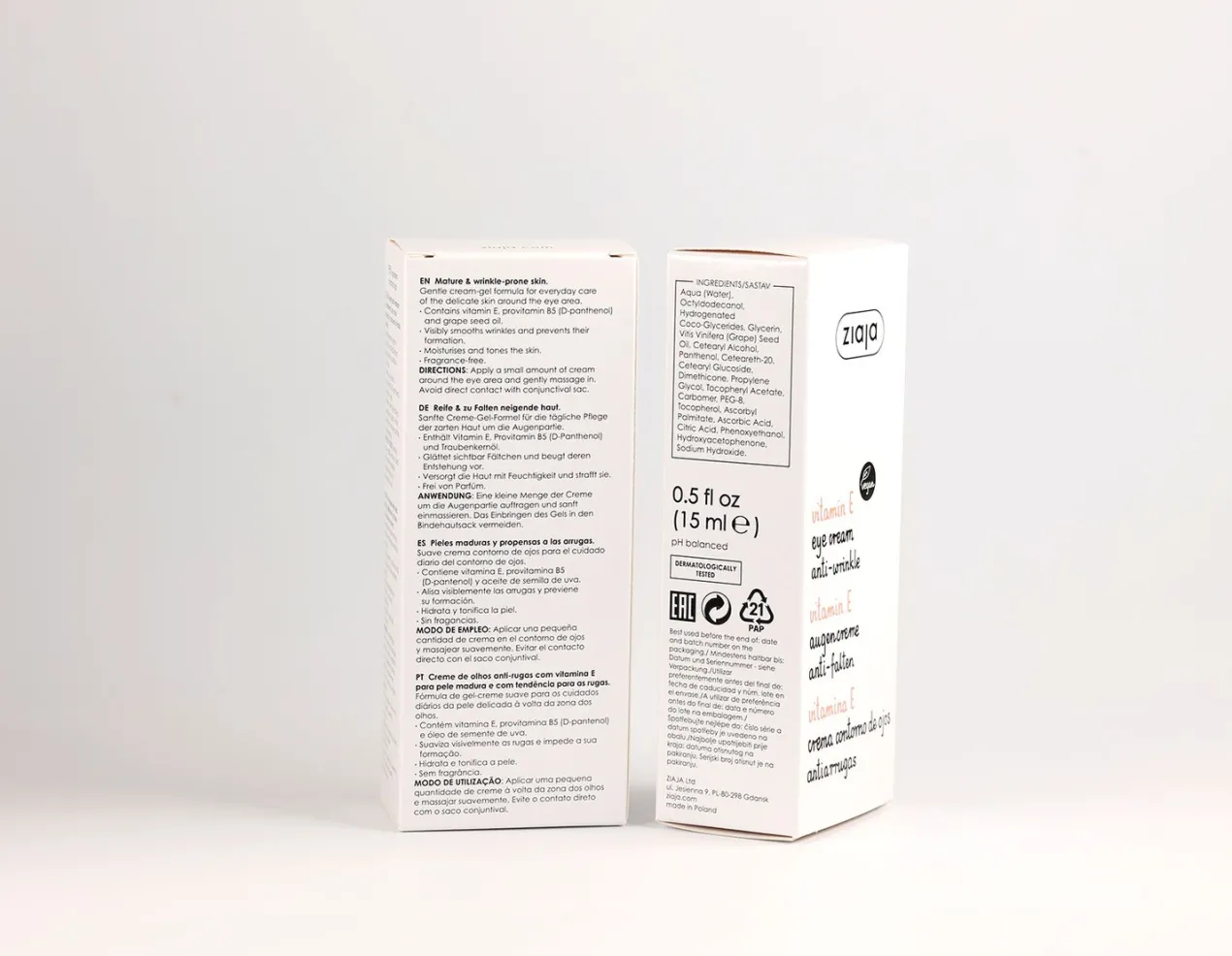 Multivitaminas Crema para Contorno de Ojos Antiarrugas