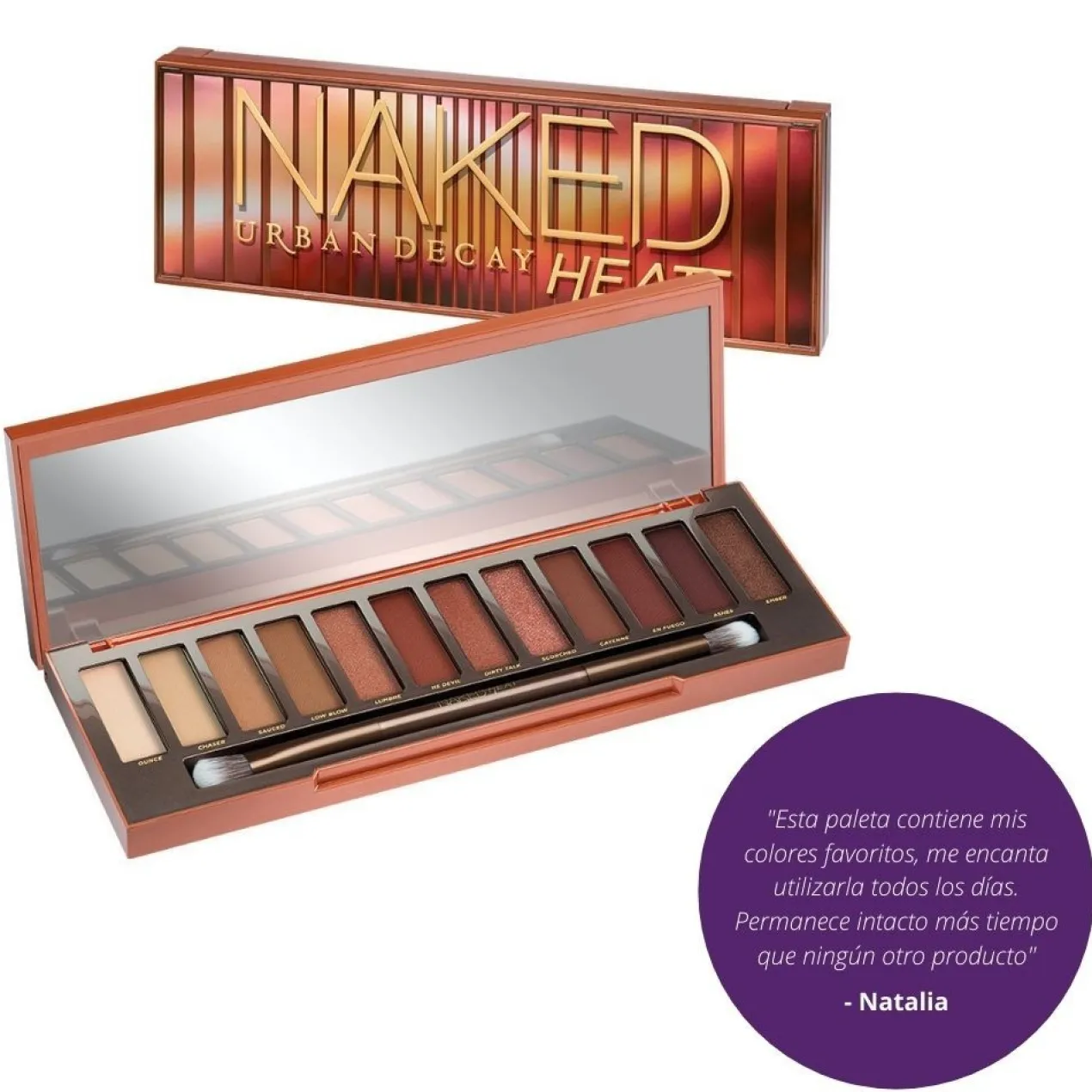 Naked Heat Palette Paleta de sombras de ojos