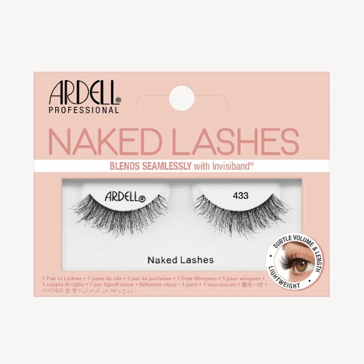 Naked Lashes Pestañas Postizas Volumen y Longitud Media