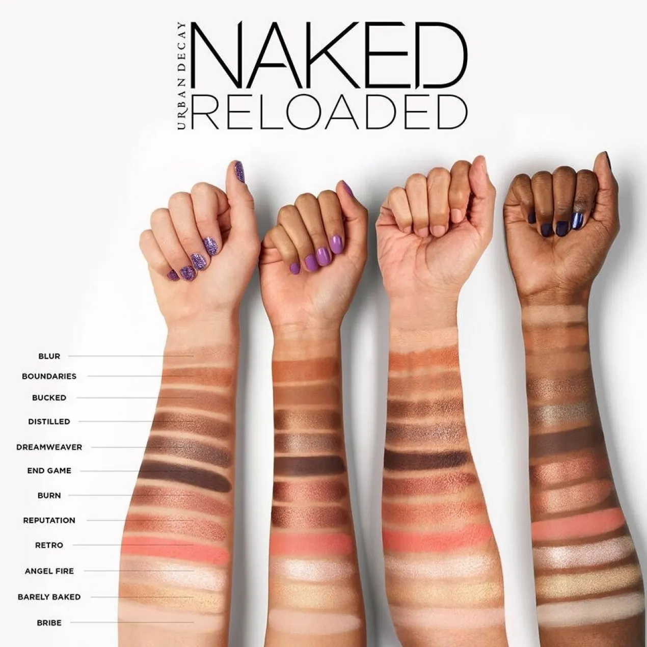 Naked Reloaded Paleta de sombras