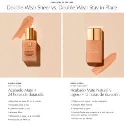Natural Double Wear Sheer Matte Base de Maquillaje de Larga Duración