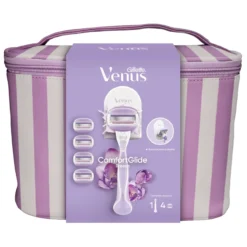 Neceser Venus Comfortglide Maquinilla + Recambios + Soporte Ducha