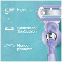 Neceser Venus Extra Smooth Swirl Maquinilla + 2 Recambios + Soporte