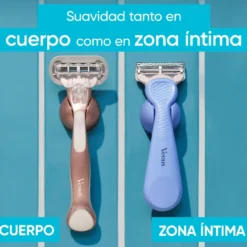 Neceser Venus Maquinilla y Recambios Zona íntima + Soporte
