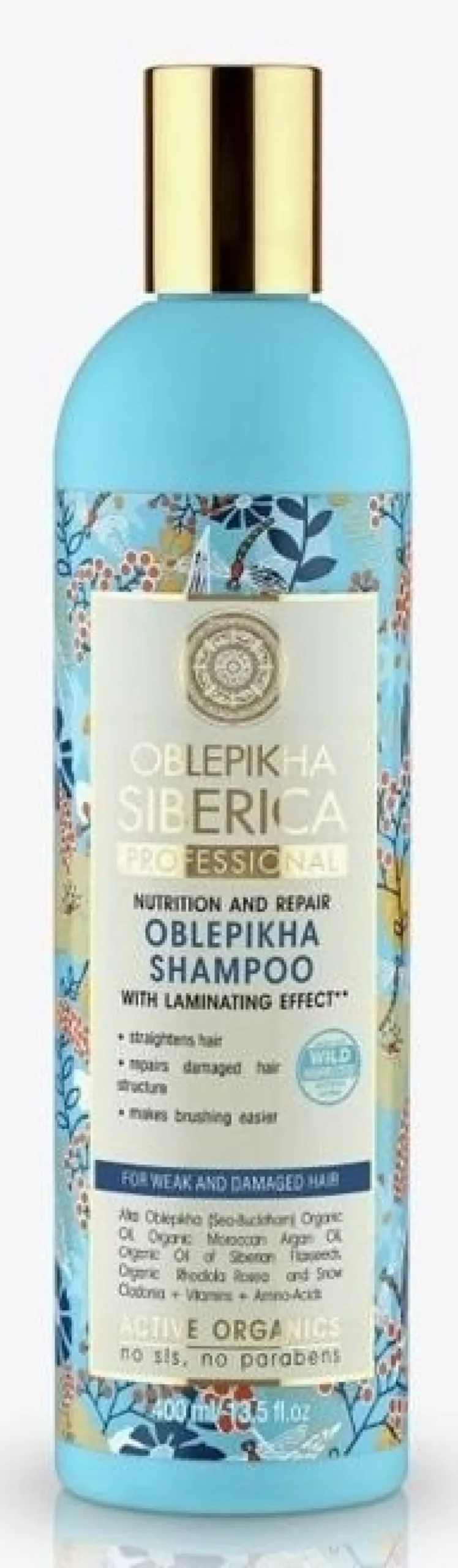 Oblepikha Champú para cabello débil y dañado