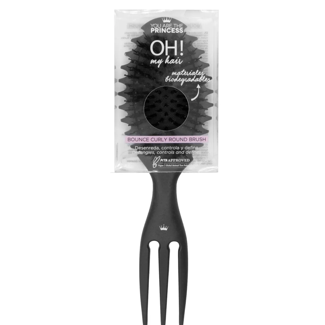 Oh My Hair Bounce Curly Round Brush Cepillo para Pelo Rizado