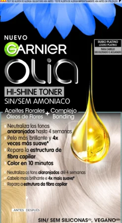 Olia Hi-Shine Toner para cabello decolorado o aclarado