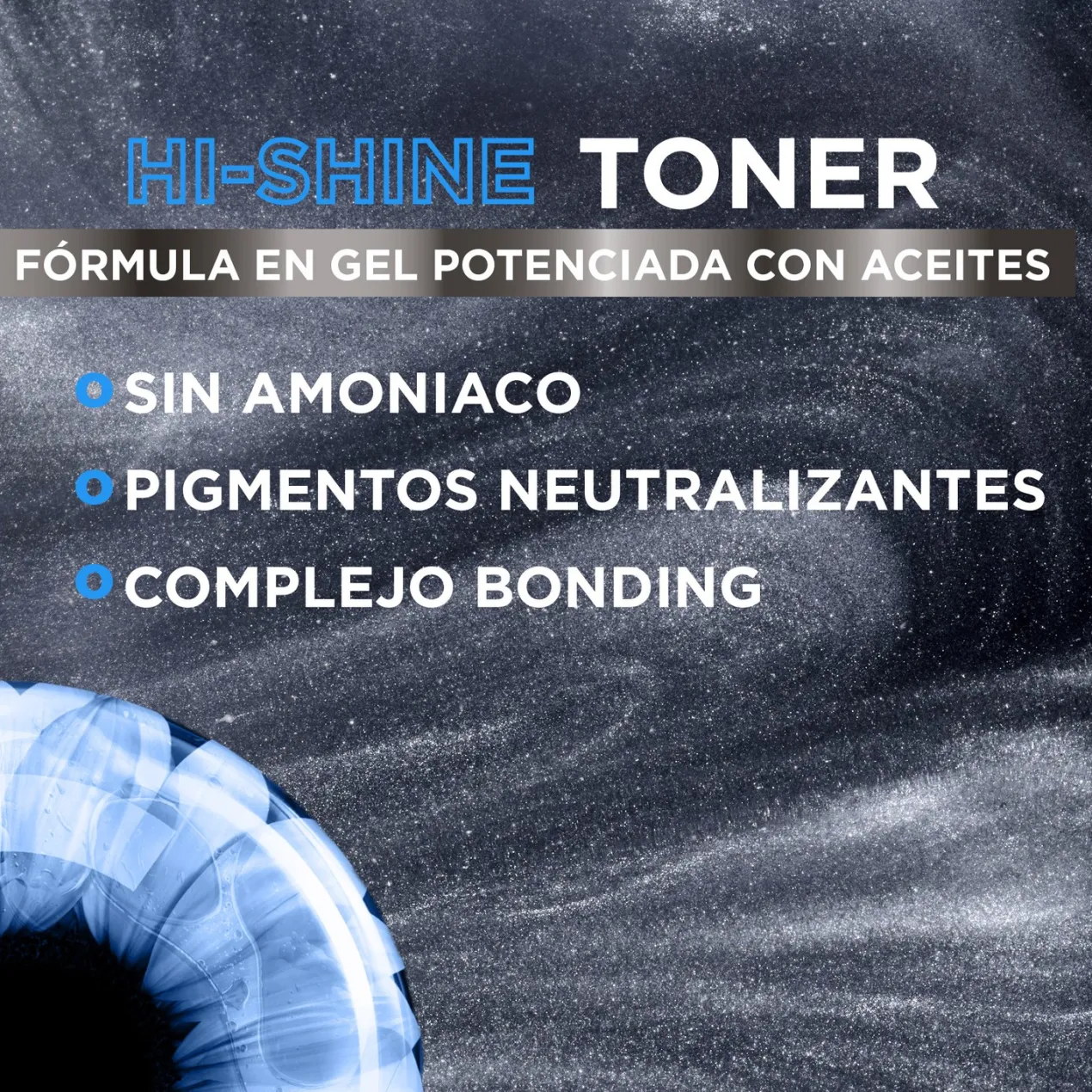 Olia Hi-Shine Toner para cabello decolorado o aclarado
