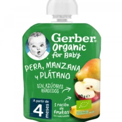 Organic Pouch Pera, Manzana, Plátano +4 meses