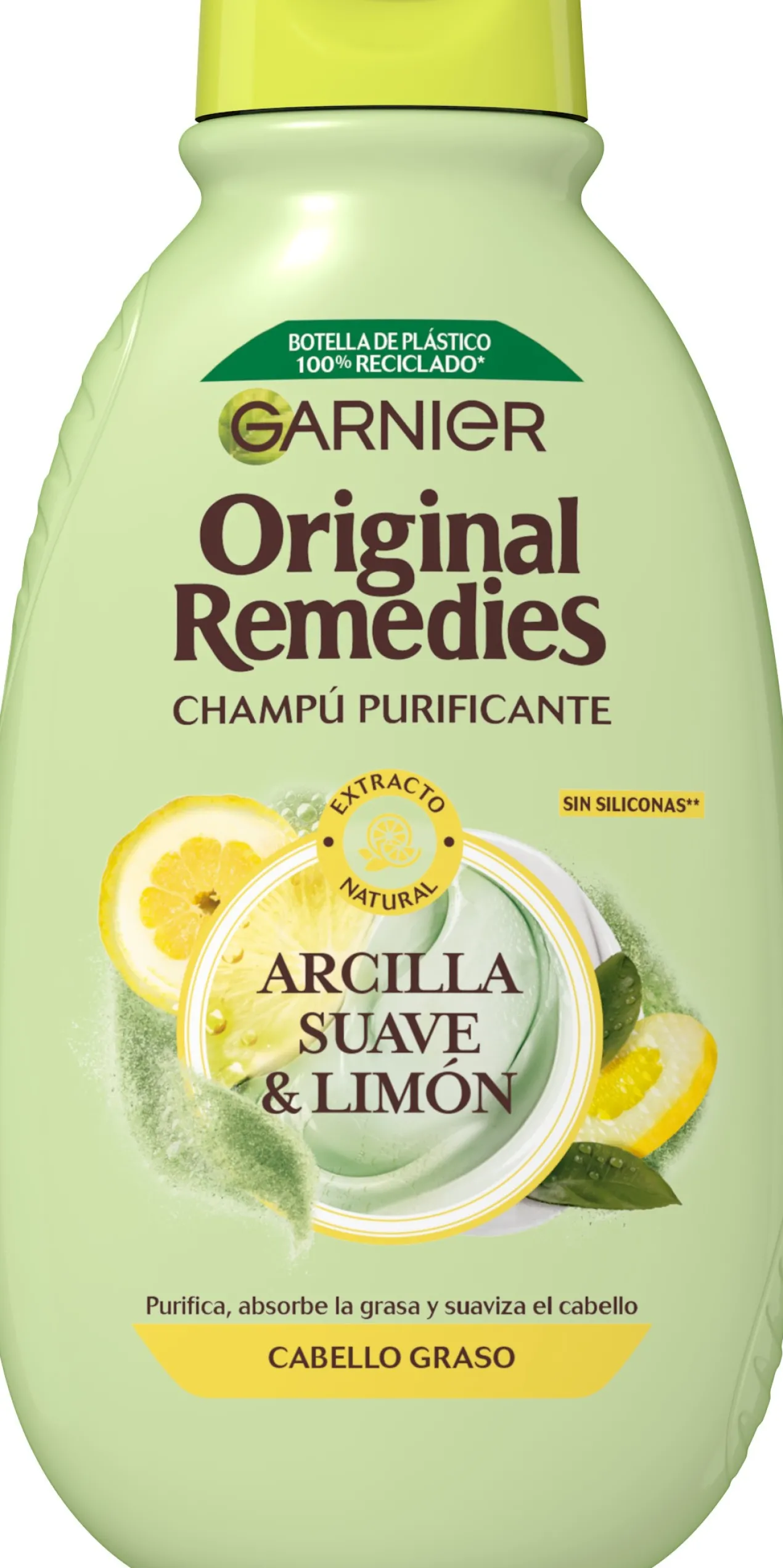 Original Remedies Champú Purificante Arcilla y Limón Cabello Graso