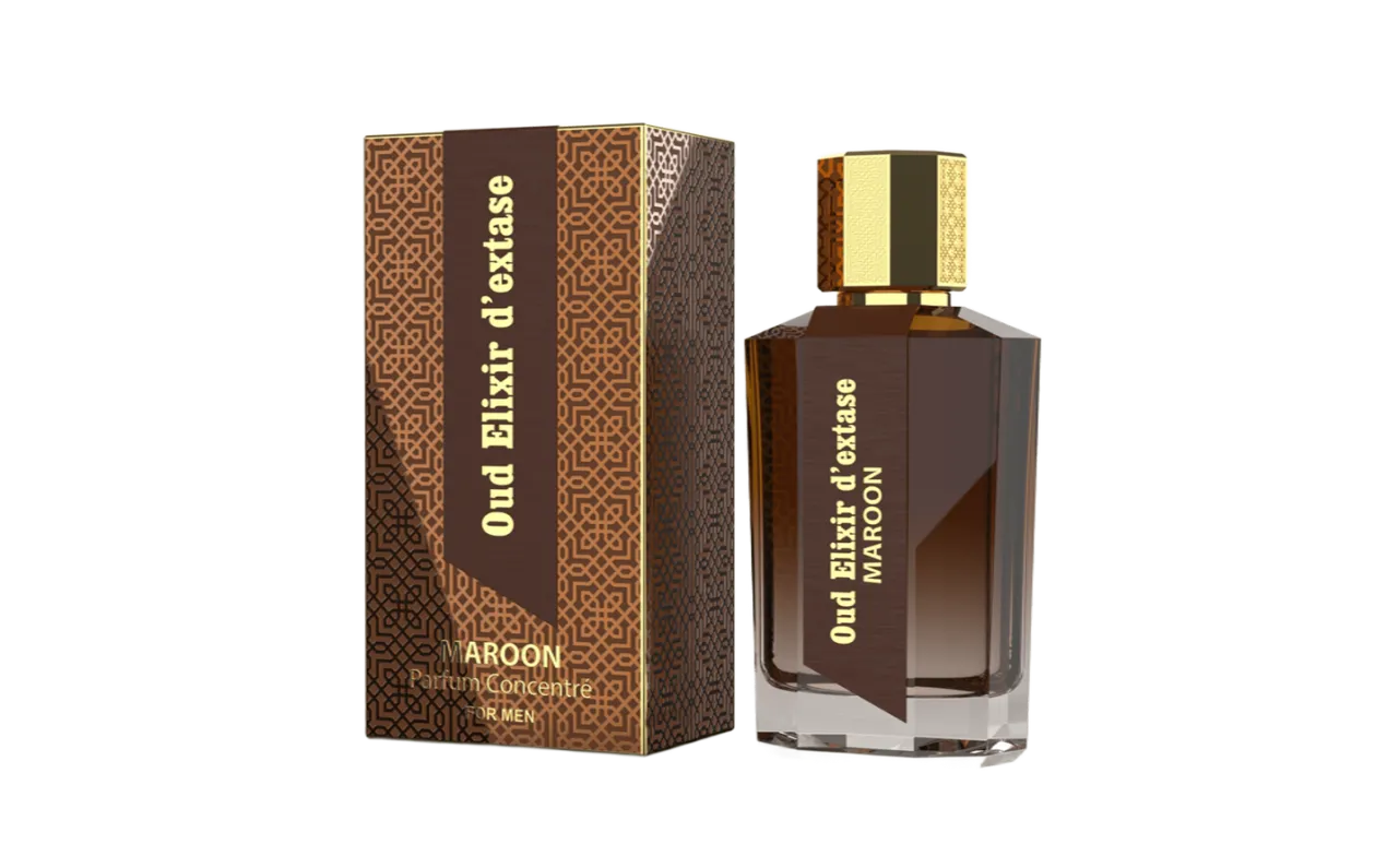Oud Elixir d'Extase Maroon Parfum Concentré