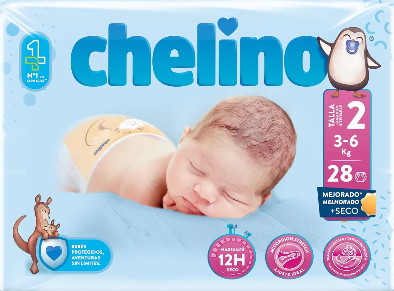 Pañal Bebé Recién Nacido Talla 2