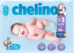 Pañal Bebé Tumbado Talla 3
