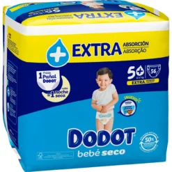 Pañales Extra Absorción Bebé Seco Talla 5+