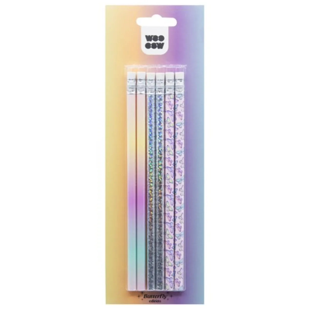 Pack de 6 Lápices Butterfly