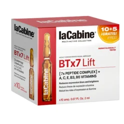 Pack 10 + 5 Ampollas Antiarrugas con 7 péptidos y vitaminas BTx7 Lift