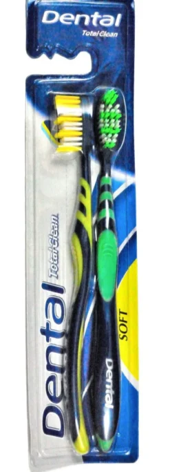 Pack 2 Cepillos de Dientes Total Clean-Medium