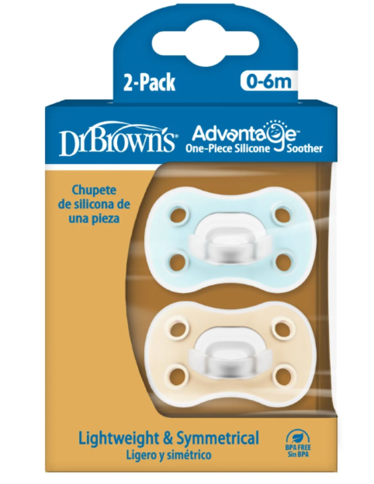 Pack Chupete Advantage One Piece Talla 1