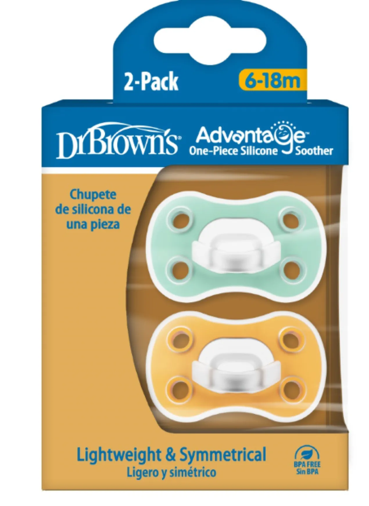 Pack Chupete Advantage One Piece Talla 1