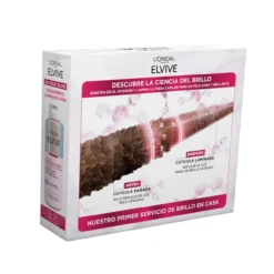 Pack Elvive Glycolic Gloss Champú + Tratamiento Laminado + Sérum