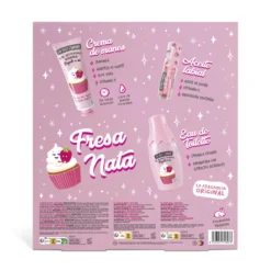 Pack Fresa Nata Colonia + Aceite Labial + Crema de Manos
