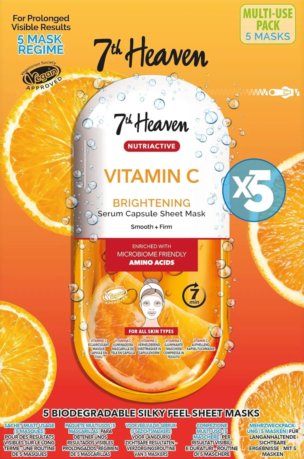 Pack Mascarillas Vitamina C Iluminadora