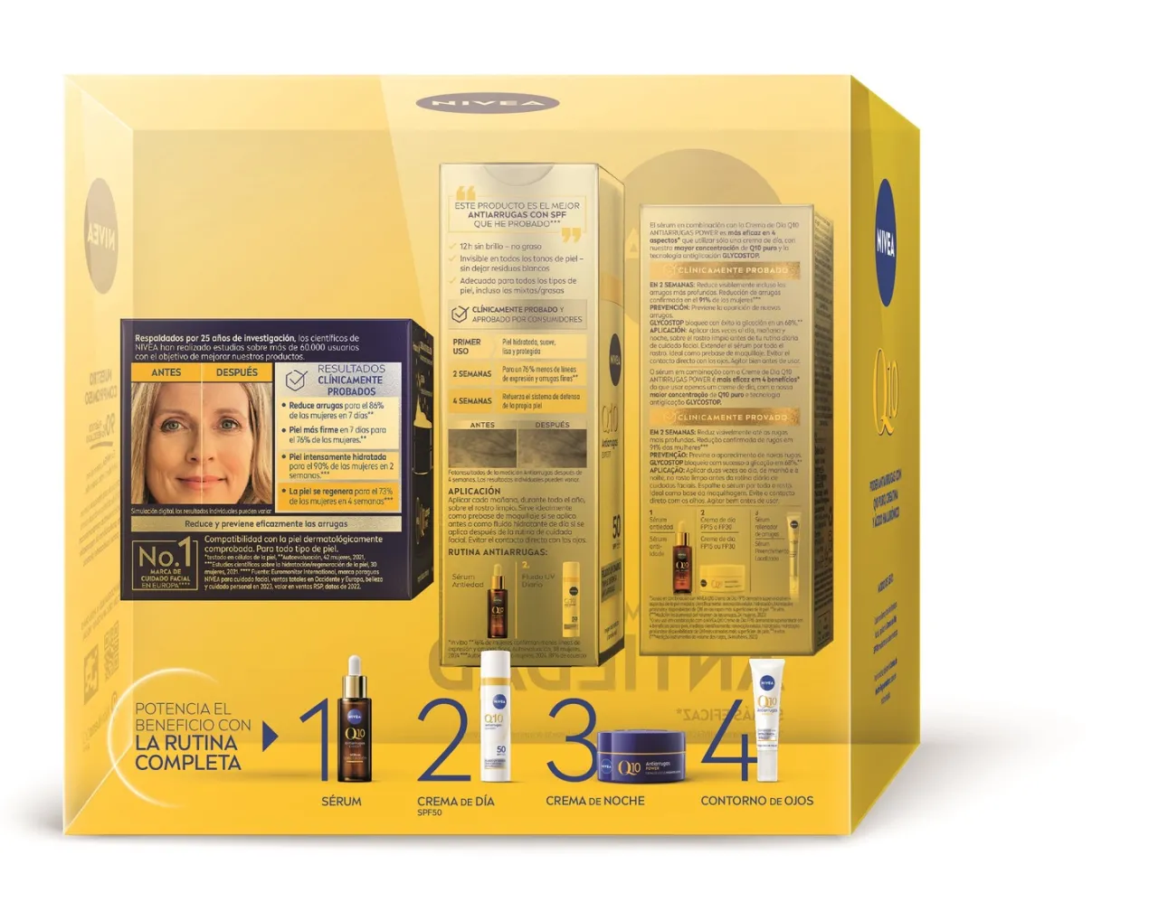 Pack Q10 Rutina Completa Antiedad Sérum + Fluido FP50 + Crema de Noche