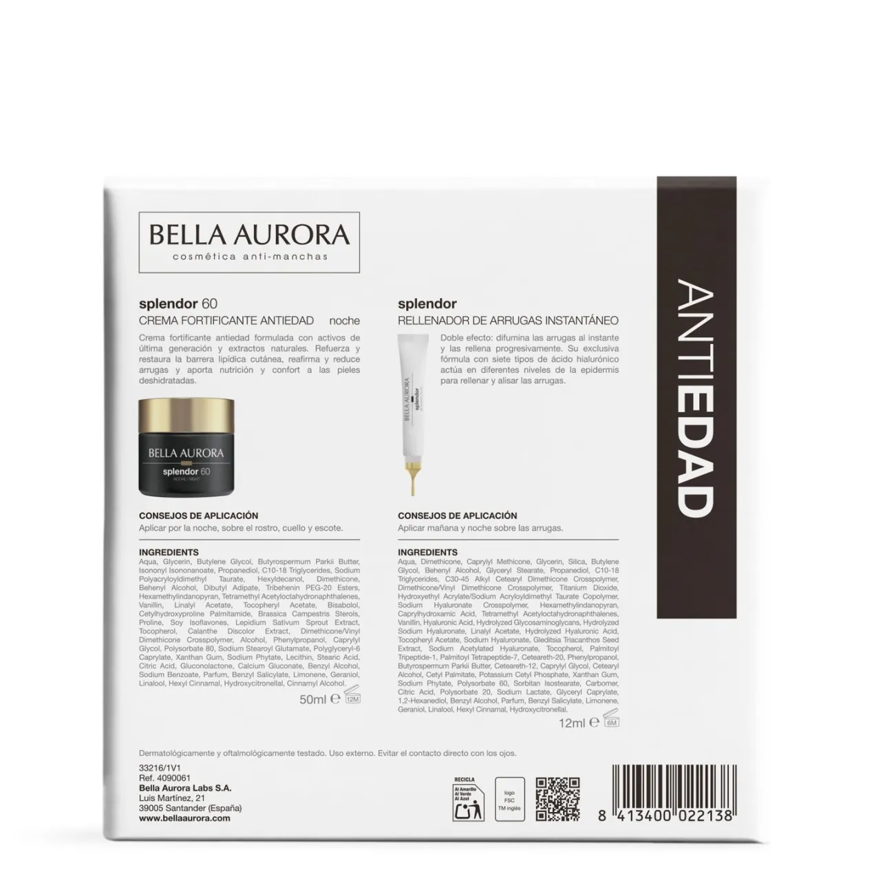 Pack Splendor 60 Ritual Nocturno Antiedad