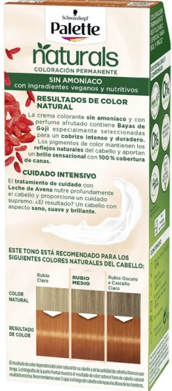 Palette Naturals Coloración Permanente Sin Amoniaco