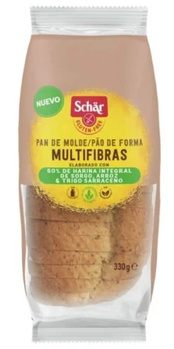 Pan de Molde Multifibras Sin Gluten