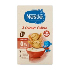 Papilla 8 Cereales con Galleta 0% Azúcares Añadidos