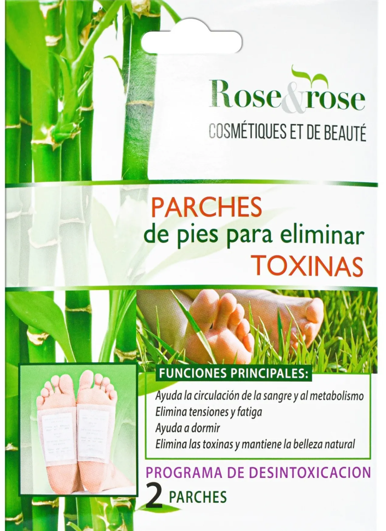 Parches Pies para Eliminar Toxinas