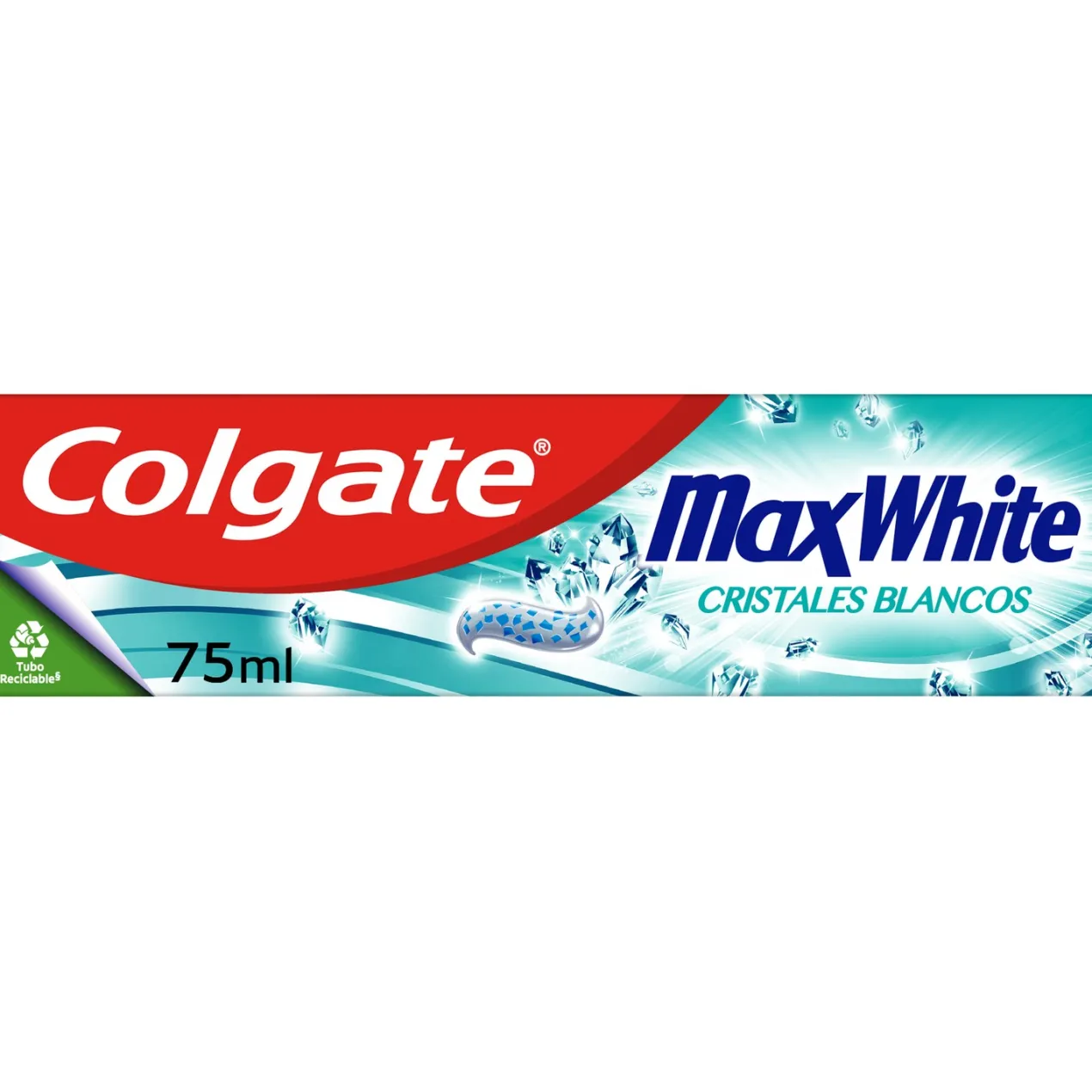 Pasta de dientes Blanqueadora Max White con Cristales Blancos