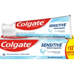 Pasta de Dientes Blanqueadora Sensitive con Sensi-Espuma para Dientes Sensibles